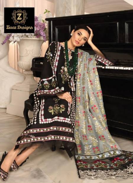 Ziaaz Designs 7779  Latest Fancy Designer Fancy Festive Wear  Karachi Cotton Dress Material Collection